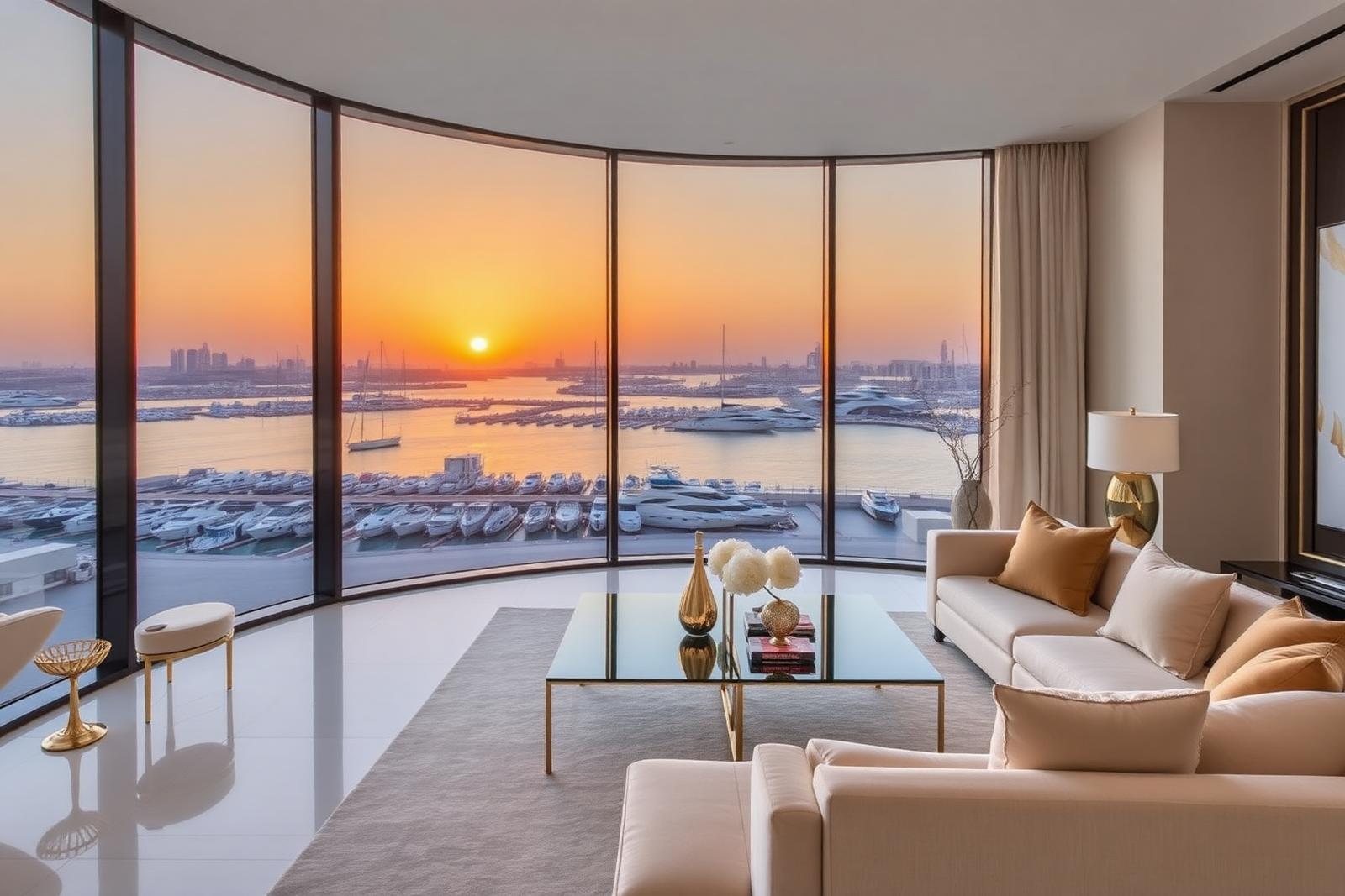 Luxe waterfront interieur Abu Dhabi